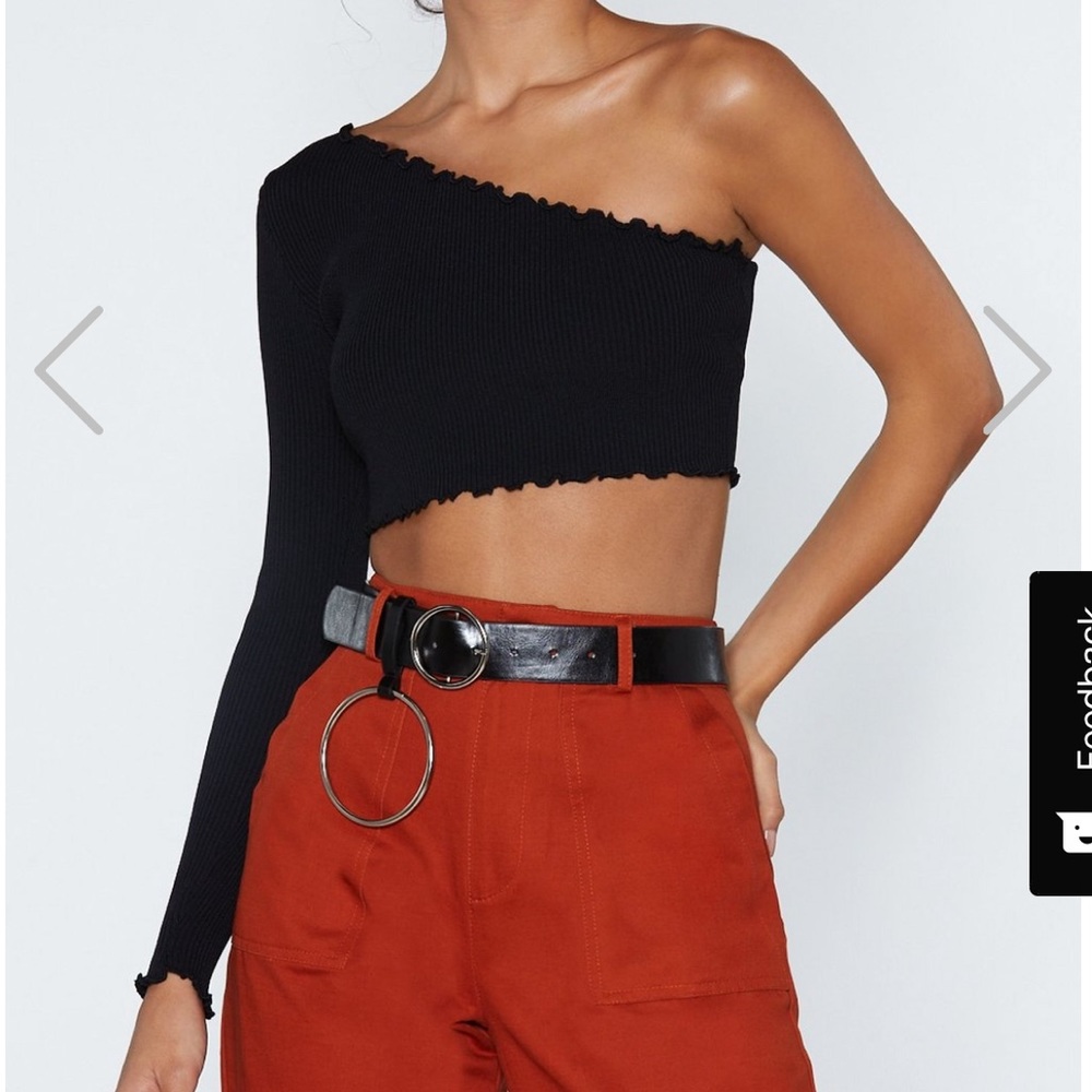 One Sleeve Crop Top